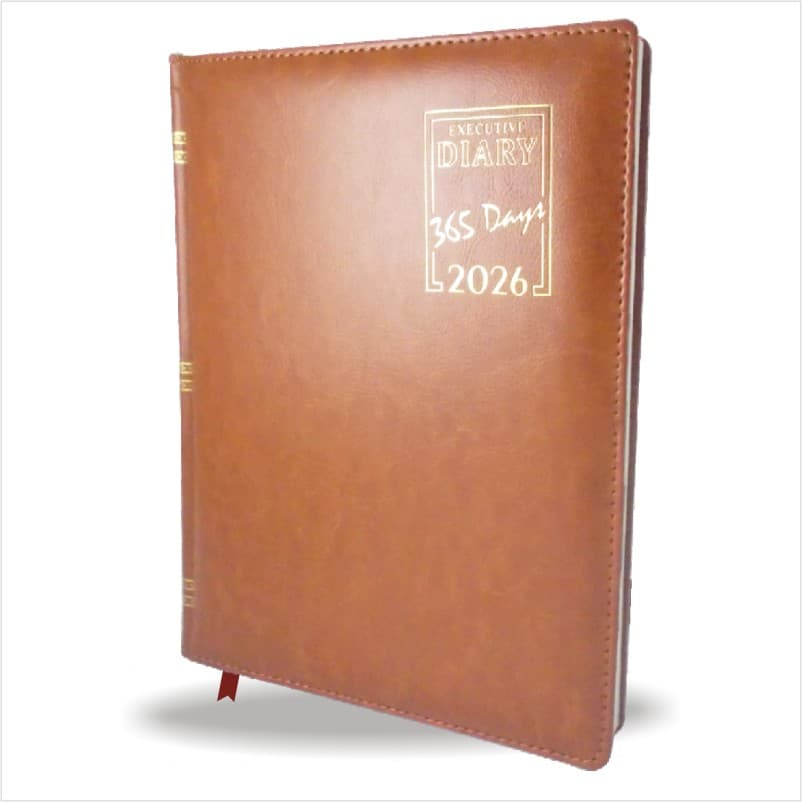 Heritage Leather Executive Diary 2026